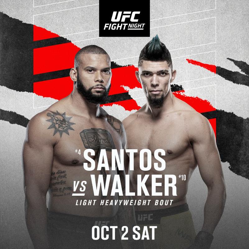 Santos vs Walker apuestas ufc