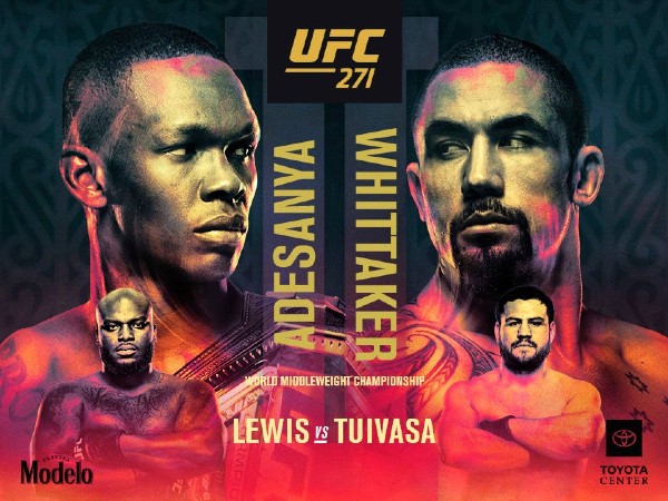 apuestas ufc 271 Adesanya vs Whittaker
